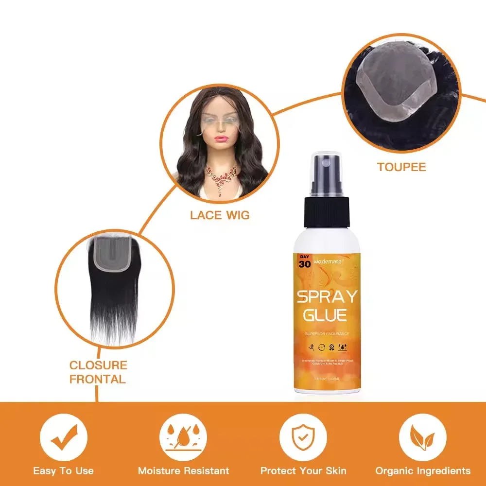 Front Lace Wig Glue Melting Spray for Lace Wigs 100ml Melting Long Lasting Spray Front Wig Glue To Melt The