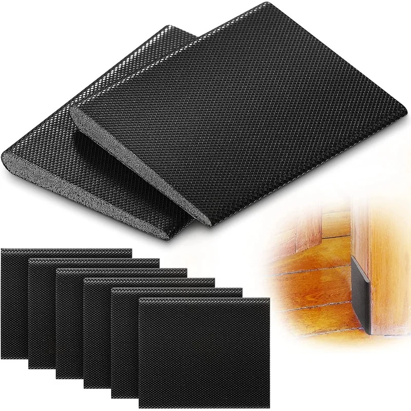 10 Pcs Selfadhesive Door Corner Seals Weather Stripping Wedge Draft Stopper Door Frame Seal