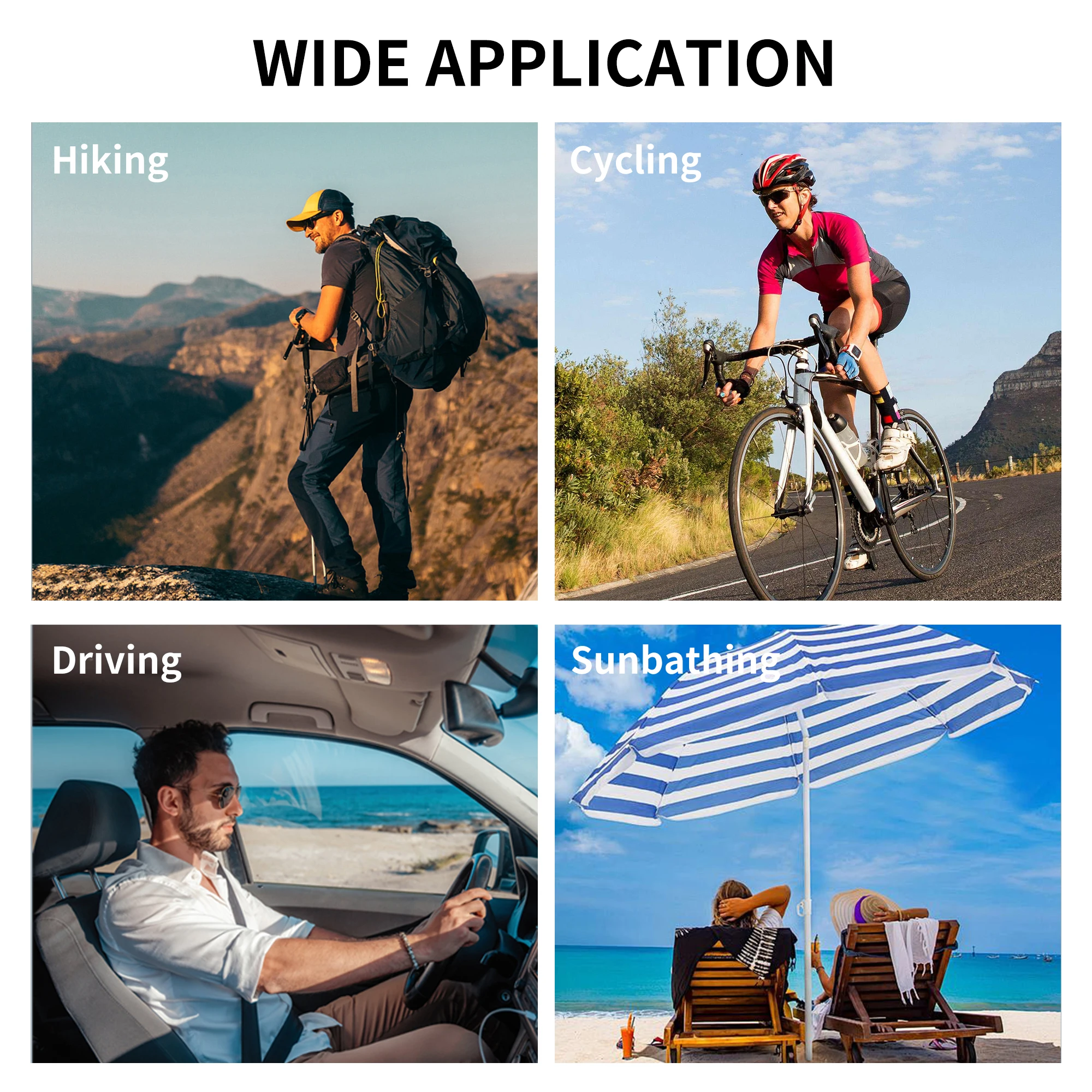 Hibloks Compatible (Large) Smart Glasses Replaceable Lens for Man and Woman RW4