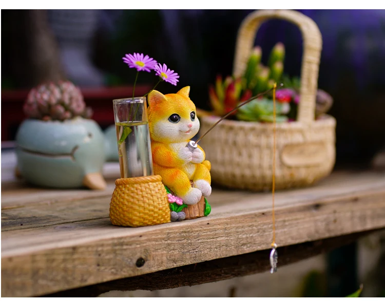 Creative F Book Reading Glass Vase Simulation Dry Flower Holder Cute Living Room Table Test Tube Flower Pot Decoration