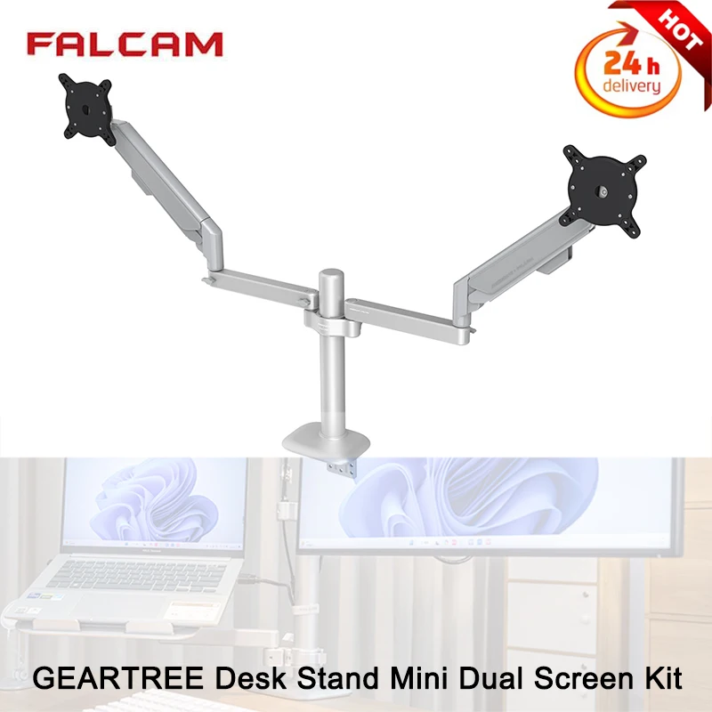 

Laptop Stand Folding Lifting Computer Stand Desktop Falcam GEARTREE Desk Stand Mini Dual Screen Kit Desktop Support Rod 3403