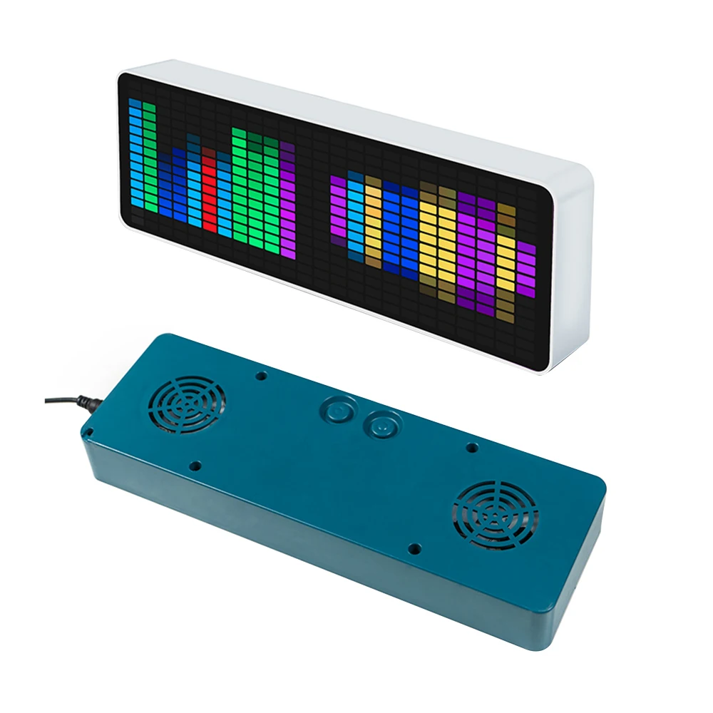 JHEUAYK RGB Spectrum Indicator Color Screen Display Music Spectrum