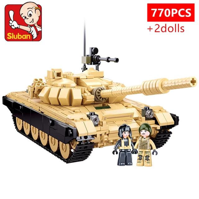 Sluban Military Armored Vehicles Heavy Tank Fighter - LEPIN LEPIN Store