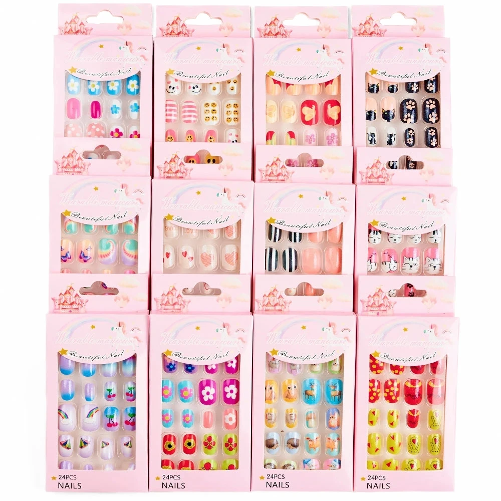 Children Press On Nails Set 2