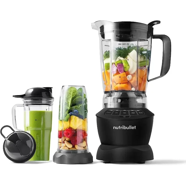 Full-Size Blender Combo 1200W –Matte Black 1