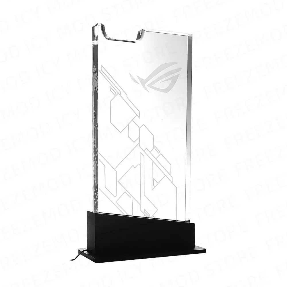 Chassis RGB Headset Holder ARGB Transparent AURA SYNC Headphone Bracket Customizable ROG Gamers DIY Stand 5V3PIN PC MOD