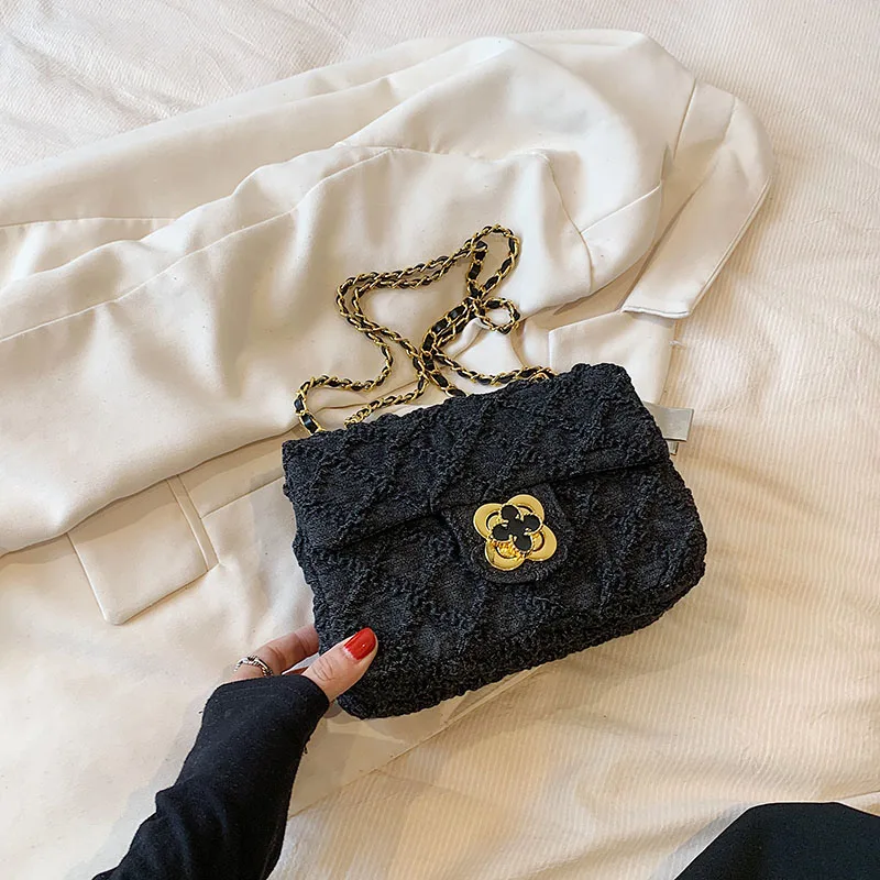 Luxury Brand Women Bag Denim Pattern Bagute Design Shoulder Bag