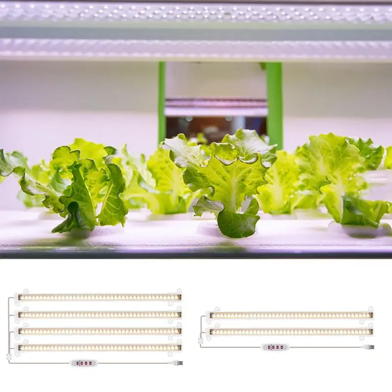 30cm LED Grow Light 3 Modes USB 5V Timer Lamp Plant Dimmable Sunlight LED Lamp Phytolamps Indoor Hydroponics Growing Lamps
