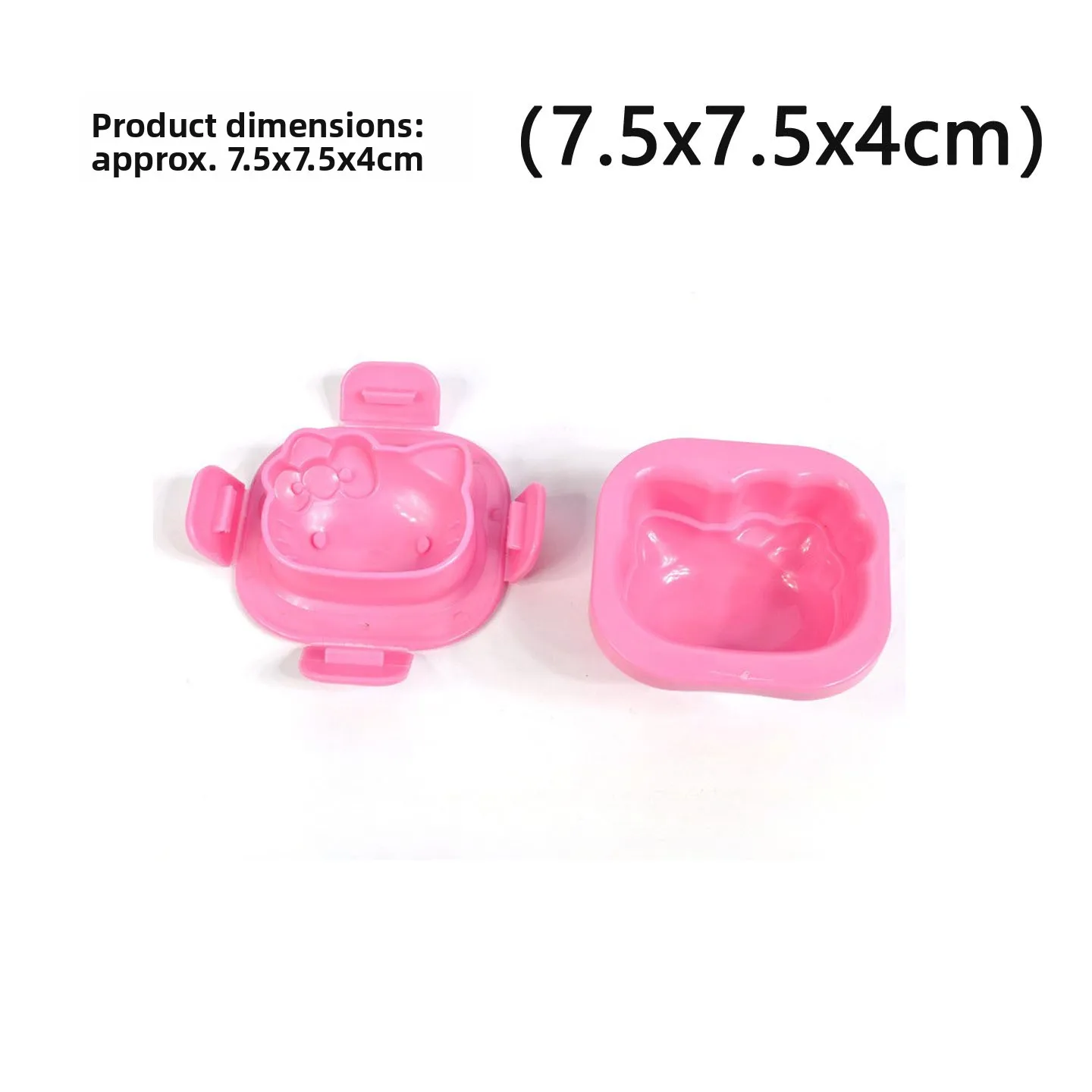 Forma de Cozimento de Ovos em Forma de Hello Kit Kt, Moldes de Arroz para Sui, Ferramenta de Cozinha para Bebês e Crianças