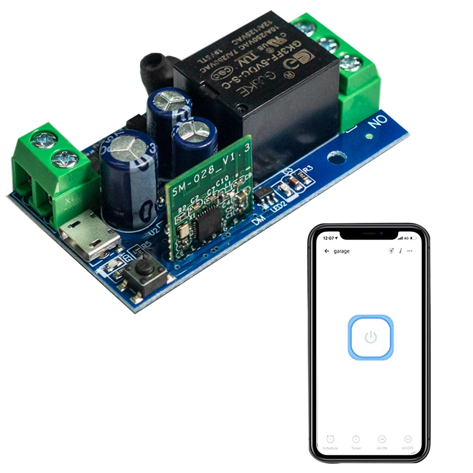 

EweLink WiFi Smart Switch Wireless Relay Remote Control DC 5V 12V 24V 48V Light Switch Alexa Googole Home Voice Control