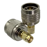 1pcs N to SMA Male Plug & Female Jack RF Adapter Connector Coaxial for Radio Antenna Wire Terminals - Image 2