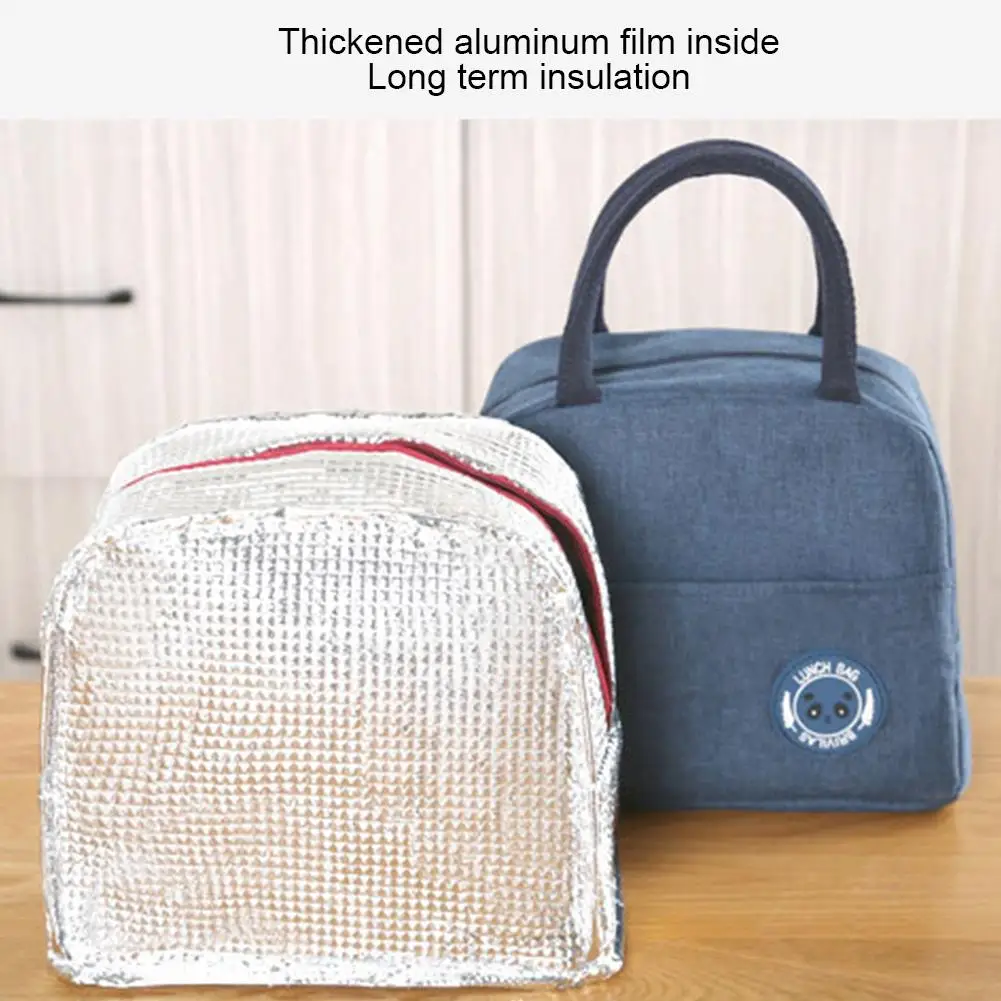 Insulated Aluminum Foil Lunch Tote Bag