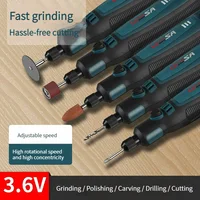 5000-10000-15000r/min Engraving Pen Wireless Electric Grinder Set Rechargeable Mini Grinder Micro Rotary Tool Jade Carving Drill 1