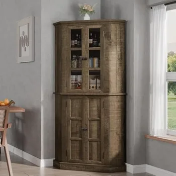 Corner Storage Cabinet, 67 6