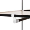 69" Portable Clothes Closet Non-Woven Fabric Wardrobe Double Rod Storage Organizer Beige 6
