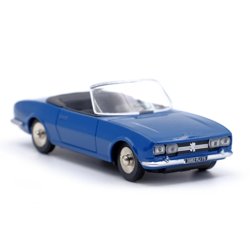 Dinky Toys-Peugeot 504 Carro conversível infantil, modelo de
