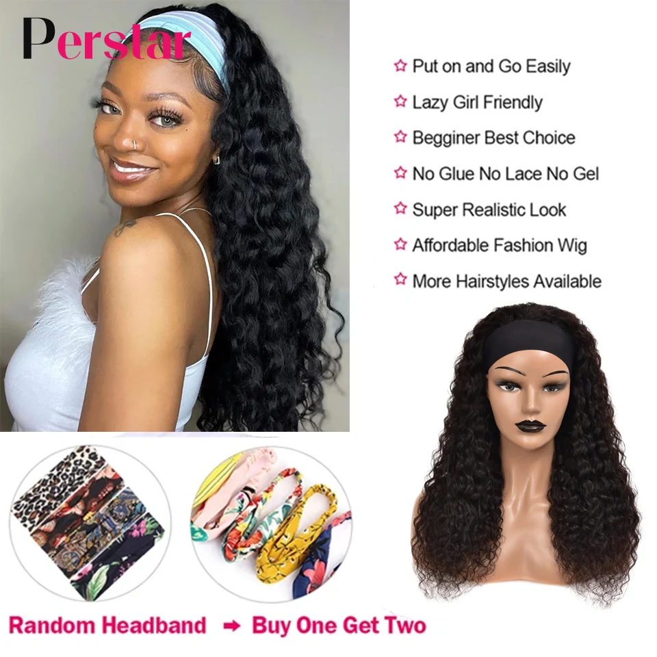 Perstar Highlight Deep Wave Headband Wig Human Hair Wigs For Women Brazilian Honey Blonde Deep Curly Human Hair Wig Glueless 5 Perstar Highlight Deep Wave Headband Wig Human Hair Wigs For Women Brazilian Honey Blonde Deep Curly Human Hair Wig Glueless 5