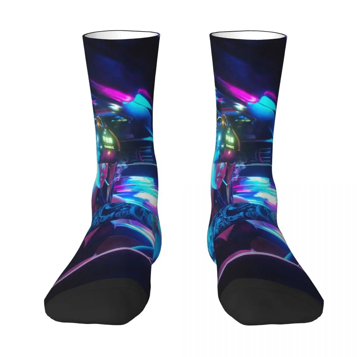 

Science Fiction Driving Unisex Winter Socks Running Happy Socks Street Style Crazy Sock