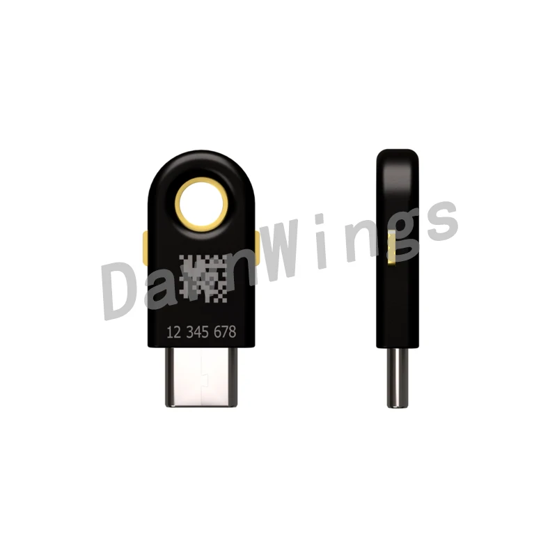 YubiKey 5C USB-C Security Key supporting multiple authentication protocols