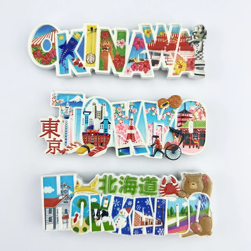 Japan Travelling Souvenirs Fridge Magnets Okinawa Hokkaido Tokyo Tourist Souvenirs Fridge Stickers Home Decoration Wedding Gifts magnetic fridge magnets magnetic sticker magnetic fridge stickers refrigerator decor