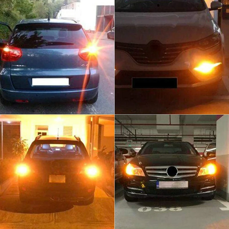LED Car Light 2/4 PCS 1156 BA15S BAU15D 7443 W21W CANBUS 15W 12V 6500K White Super Bright Car Tail Brake Parking Turn Signal