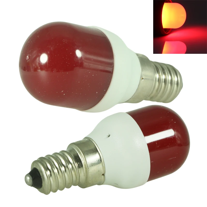 앰폴레타 LED 전구 E14 12v 24v 36v 110v 220v 미니 2W T26 컬러풀 장 크리스마스 야간 조명 12볼트 110v 220v 캔들 램프