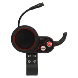 Enhanced Electric Scooter Display Panel - Waterproof ABS with USB and 6 - Pin Connector (Black)