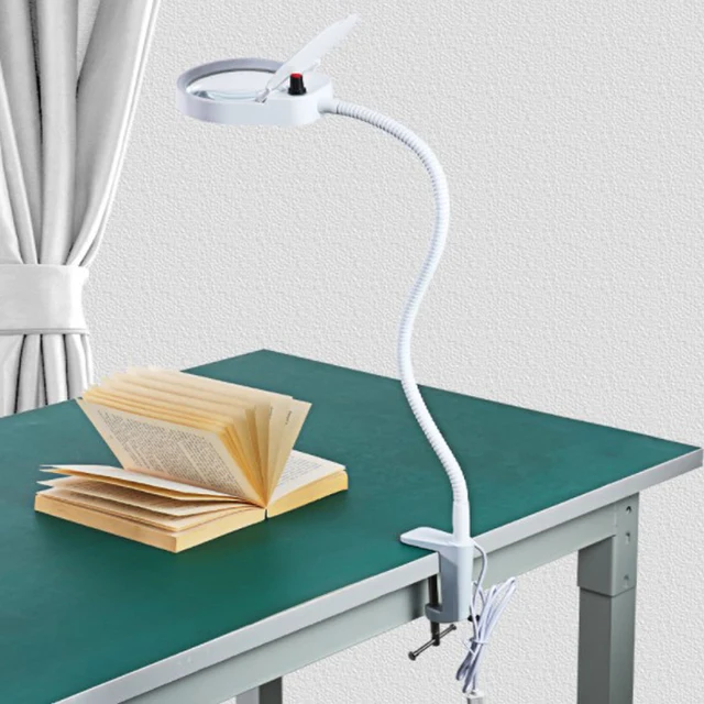 Luce Da Tavolo Regolabile Lampada Da Scrivania Ingranditore LED 8X