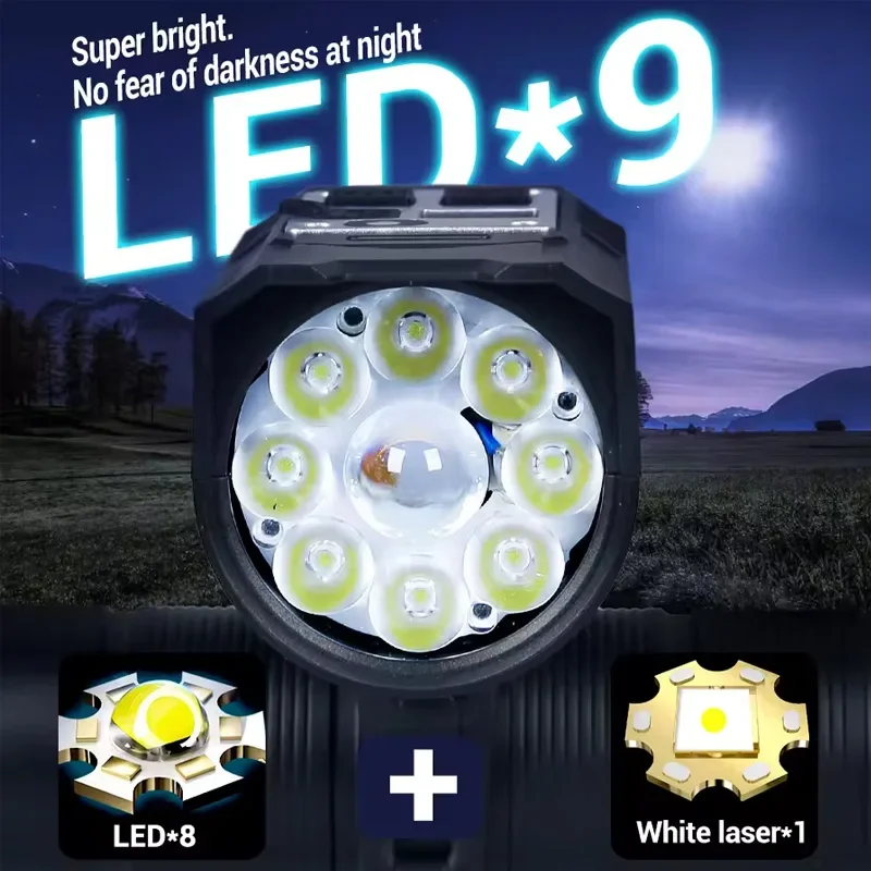 Cycling Light Super Bright Bicycle Front Light Rechargeable Bike Headlight Water