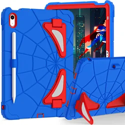 Robust Anti - Drop Protective Tablet Cover with Reinforced Corners - iPad 10th 2022 (BlueRed)