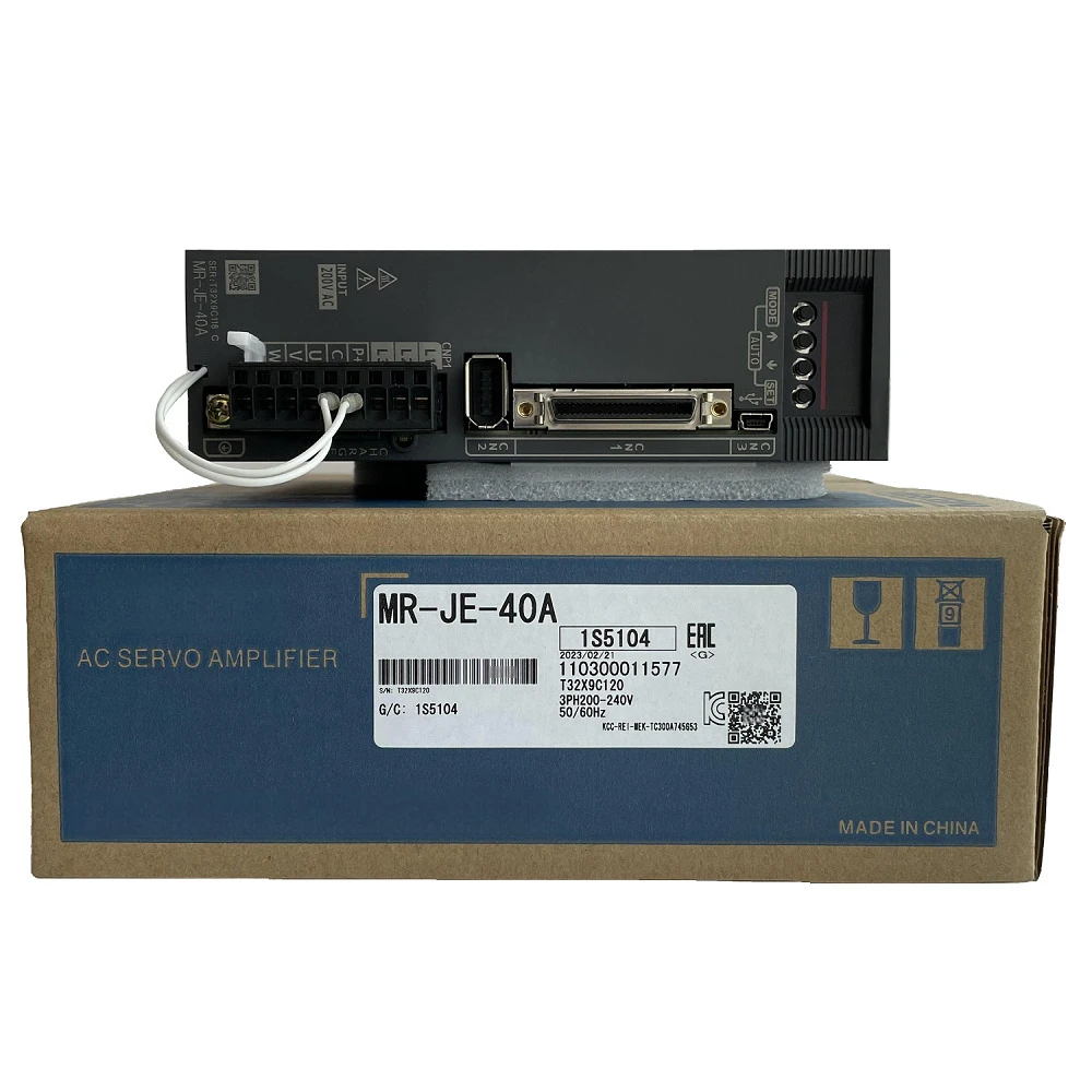 

Для Mitsubishi MR-JE-40A MR-JE-40B MR-JE-40AS, модуль сервопривода в коробке