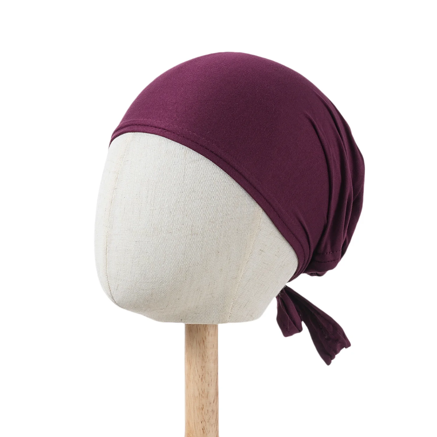 Underscarf Turban Tube Bone Bonnet Muslim Hijab Hut Frauen Bandage Stretch Innenkappe Ninja Hüte Arabische Beanie Skullies Islamische Kappen – Detail 7