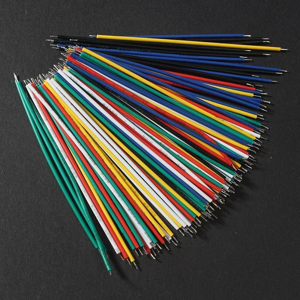120PCS 6 Color Tin-Plated Breadboard PCB Solder Cable 24AWG / 26AWG Jumper Wire DIY Kit High-Quality Electronic Wires Diy Kits solder cable jumper wire kit
