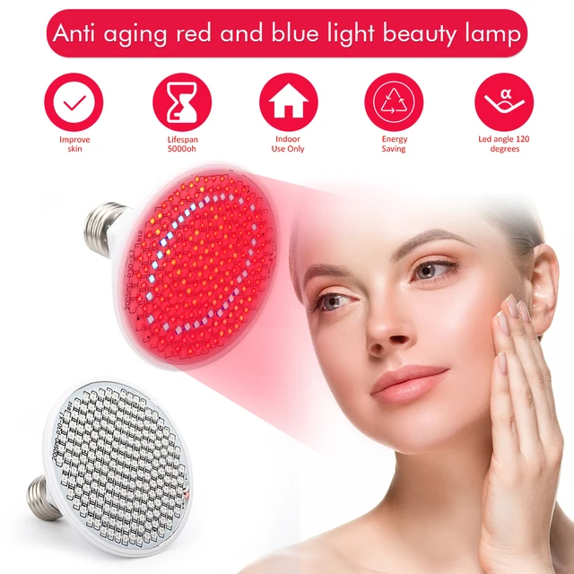 Anti Aging Red Led Light Therapy Deeps Red 660nm and Near Infrared 850nm Led Beauty Lamp for Full Body Skin and Pain Relie 3