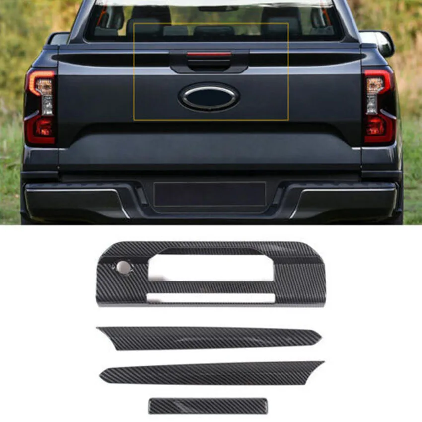 Black Carbon Fiber Door Molding Trim Kit for Chrysler 300 1999, 2000, 2001, 2002, 2003, 2004, 2005, 2006, 2007, 2008, 2009, 2010, 2011, 2012, 2013, 2014, 2015, 2016, 2017, 2018, 2019 main image 1