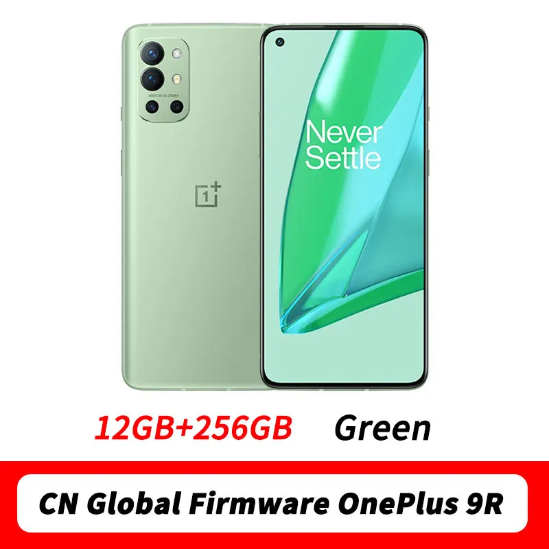 Global Rom OnePlus 9R 5G Mobile Phone 6.55 inch 120Hz AMOLED Snapdragon 870 Octa Core 65W Flash Charge 48MP Quad Cameras 4500mAh best oneplus nord OnePlus