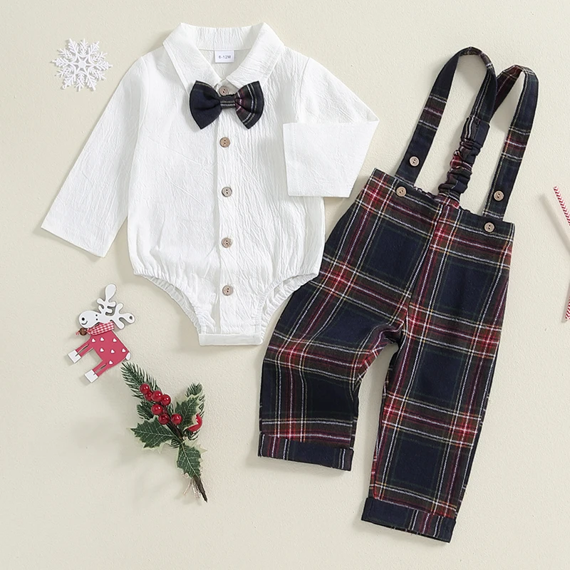 Baby Boy Christmas Gentleman Set 6