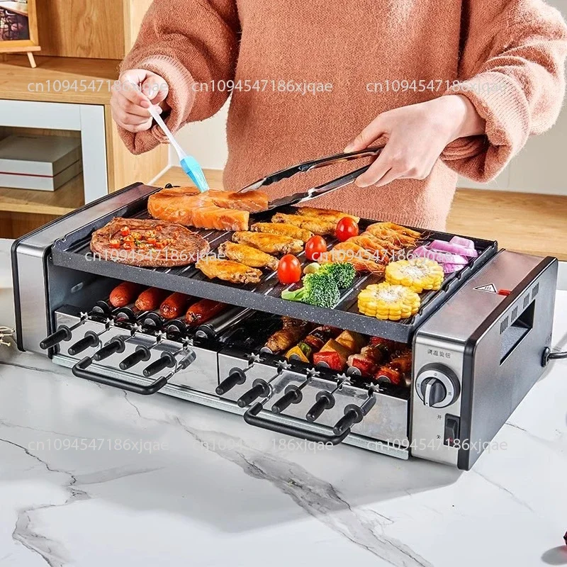 SYK-10 Electric Griddle BBQ Grill smokeless electric oven BBQ electric ...