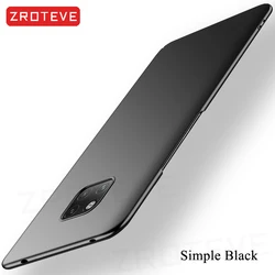 Ultra Thin Matte Hard PC Shockproof Phone Case - ZROTEVE for Mate 20X (Simple Black)