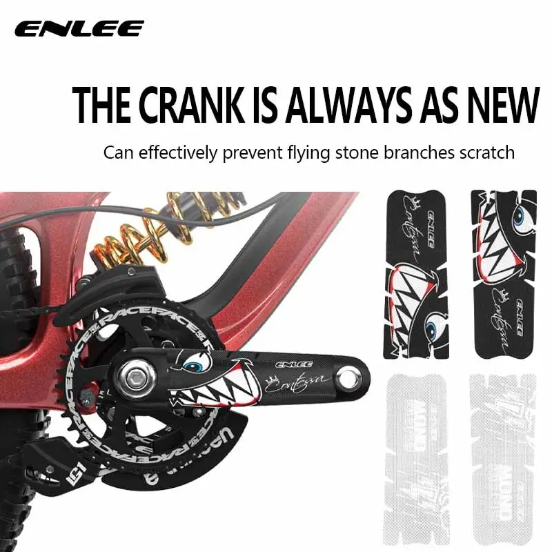 Bicycle crank stickers Bicycle Crank Protection Stickers