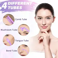 Handheld High Frequency Facial Skin Machine with 4 Pcs Orange Glass Tubes For Hair Face Electrotherapy Wand Argon Treatment 2