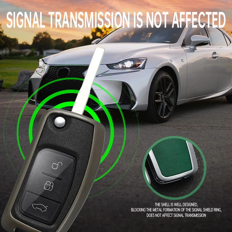 Premium Car Folding Key Cover Case – Stylish Protection and Added Durability