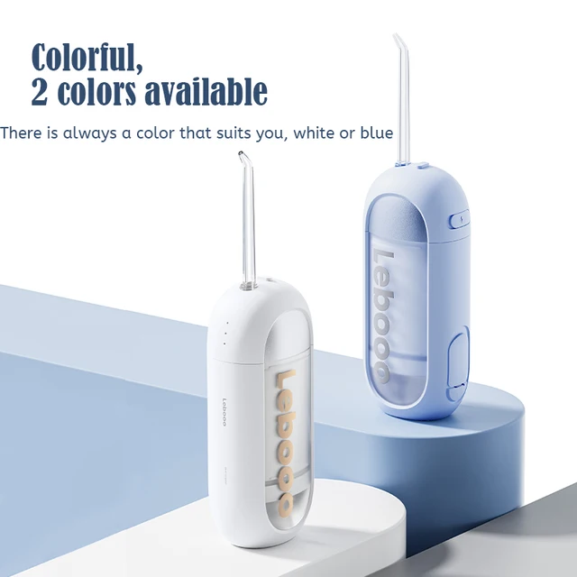 Home & Travel Water Flosser [Portable] Oral Irrigator Water Teeth Cleaner Pick,Three types of nozzles & IPX7 Waterproof 3