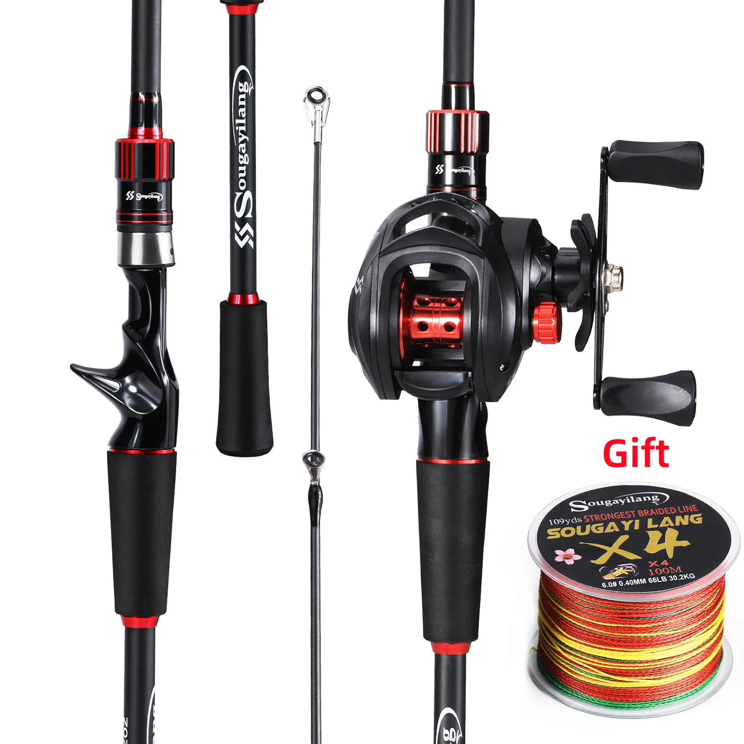 Carbon Fiber Casting Rod and Reel 1