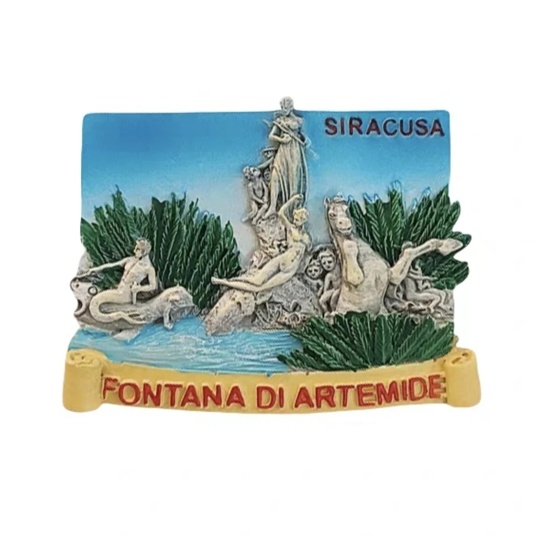 Italia, Roma, Milano, Firenze, Venezia, Pisa, Magnete per frigorifero, souvenir da viaggio, decorazione 3D, adesivo magnetico, collezione artigianale