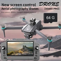 Shou603 pro drone gps professionnel 8k hd caméra écran tactile télécommande 5g wifi retour intelligent sans brosse grand uav rc quadrirotor 1