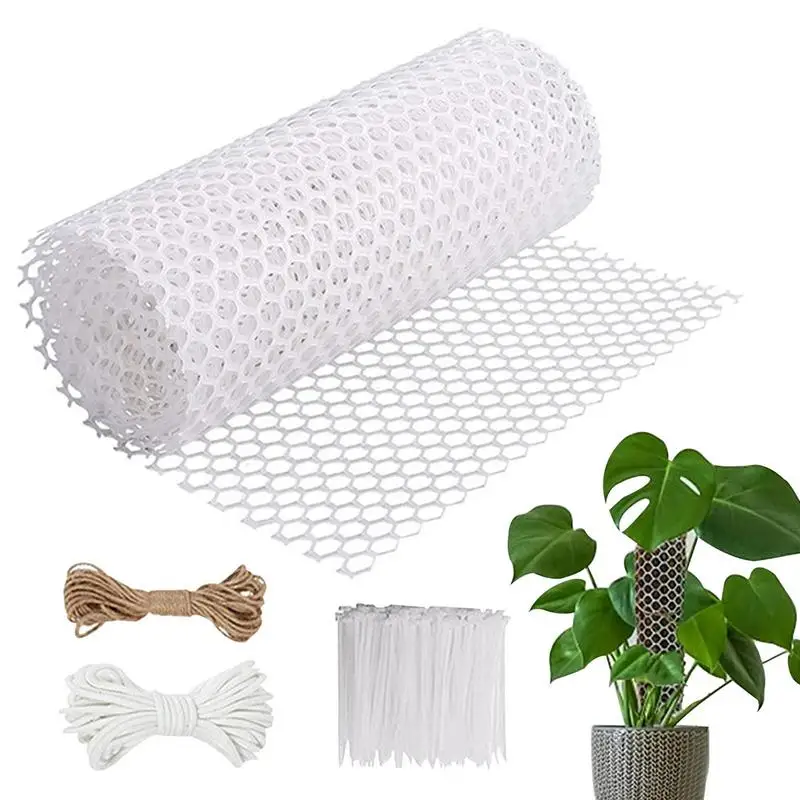 

Moss Monstera Poles Mesh Kit DIY Self-Watering Moss Stake With Different Height Monstera Supports Moss Stick For Climbing Potted