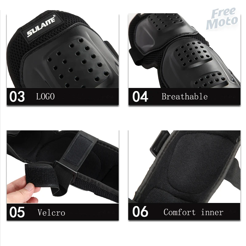 Motorcycle Knee Pads Motorcycle Knee Pads Elbow Pads Riding Protective Gears Outdoor Sports Motocross Equipment Moto Knee Guard