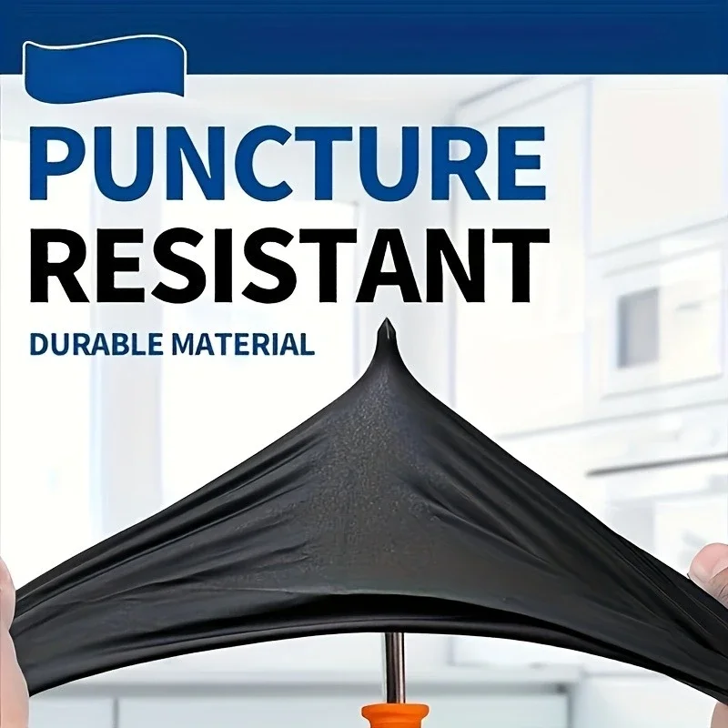 Versatile Waterproof Black Latex Gloves