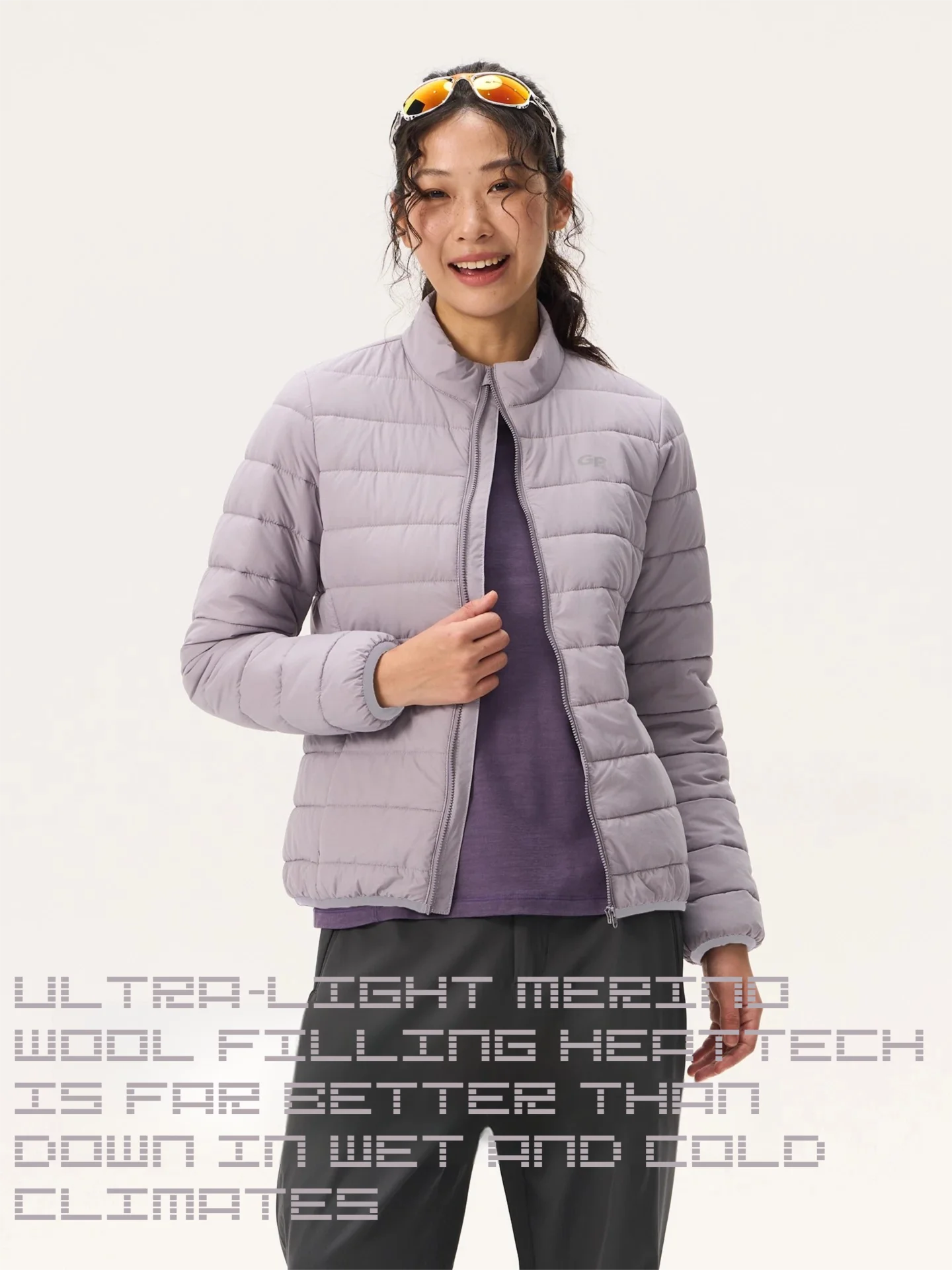 سترة صوف ميرينو من القطن، خفيفة الوزن لتسلق الجبال...